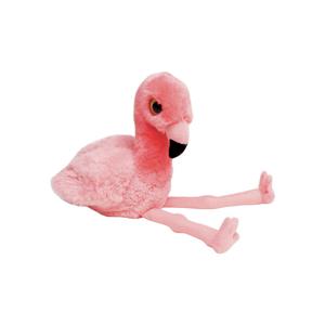 Pluche Roze Flamingo knuffeldier van 23 cm - Speelgoed dieren knuffels   -