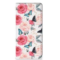 OPPO A58 4G Smart Cover Butterfly Roses - thumbnail