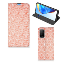 Xiaomi Mi 10T | 10T Pro Hoesje met Magneet Pattern Orange - thumbnail