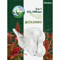 Colombo Co2 3-1 Diffusor Medium - Bellenteller & Terugslagklep voor Middelgrote Aquaria