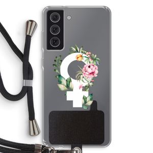 Venus: Samsung Galaxy S21 FE Transparant Hoesje met koord