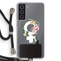 Venus: Samsung Galaxy S21 FE Transparant Hoesje met koord