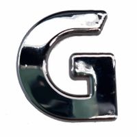 Auto sign sticker letter G 2,5 cm   -