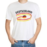 Wit heren t-shirt Duitsland 2XL  -