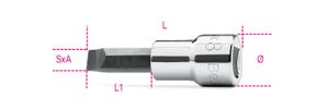 Beta Schroevendraaierdoppen voor sleufschroeven 910LP 1,2X8 - 009100454