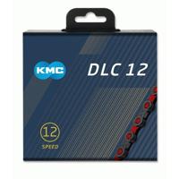 KMC ketting 1/2x11/128 126s dlc 12 zwart/rood 12v