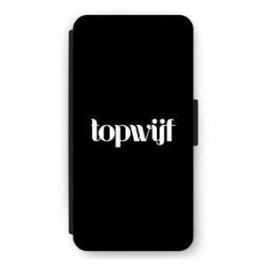 Topwijf Zwart: iPhone 11 Flip Hoesje