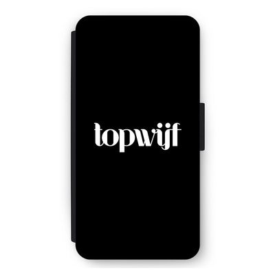 Topwijf Zwart: iPhone 11 Flip Hoesje