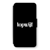 Topwijf Zwart: iPhone 11 Flip Hoesje