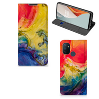 Bookcase OnePlus Nord N100 Watercolor Dark - thumbnail