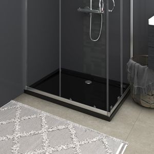 VidaXL Douchebak rechthoekig 70x100 cm abs zwart