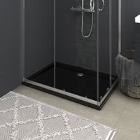 VidaXL Douchebak rechthoekig 70x100 cm abs zwart