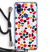 Colored Giraffe: Xiaomi Mi Mix 3 Transparant Hoesje met koord