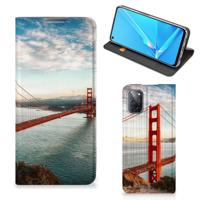 OPPO A52 | A72 | Book Cover | Golden Gate Bridge