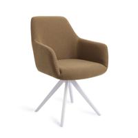 Jesper Home Eetkamerstoel 'Hiroo' Draaibaar, Turn White, kleur Willow