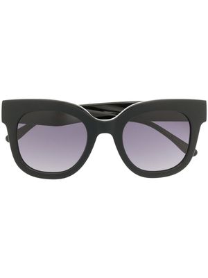 Lancel lunettes de soleil Ninon à logo imprimé - Noir