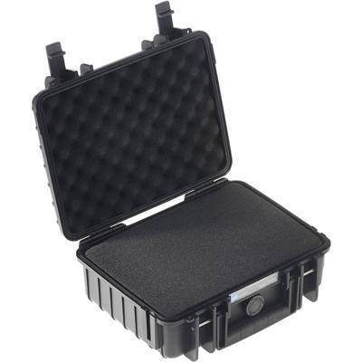 B & W International Outdoor-koffer outdoor.cases Typ 1000 4.1 l (b x h x d) 270 x 215 x 105 mm Zwart 1000/B/SI