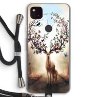 Seasons Change: Pixel 4a 5G Transparant Hoesje met koord