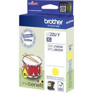 Brother LC-22UY inktcartridge Origineel Hoog (XL) rendement Geel