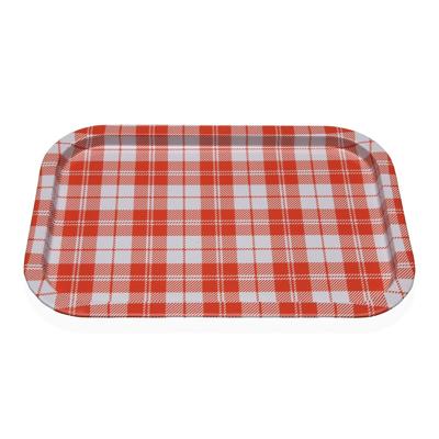 Dienblad Versa Vichy Oranje 23 X 1,5 X 34 CM