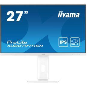 Iiyama ProLite XUB2797HSN-W2 27 Full HD 100Hz USB-C IPS Monitor - Wit