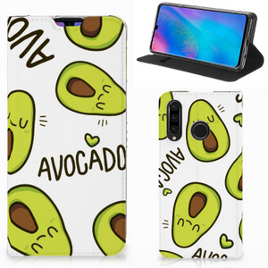 Huawei P30 Lite New Edition Magnet Case Avocado Singing