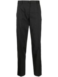 Dolce & Gabbana pantalon slim à fines rayures - Noir