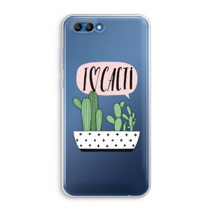 I love cacti: Honor 10 Transparant Hoesje