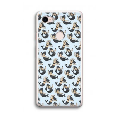 Zeemeermin: Google Pixel 3 Transparant Hoesje