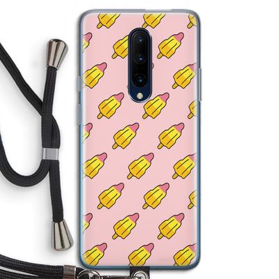 Waterijsjes: OnePlus 7 Pro Transparant Hoesje met koord
