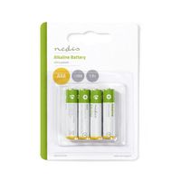 Nedis Alkaline-Batterij AAA | 1.5 V DC | 4 stuks | 1 stuks - BAAKLR034BL BAAKLR034BL