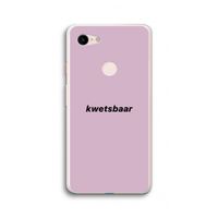 kwetsbaar: Google Pixel 3 XL Transparant Hoesje