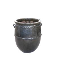 Tony Green grote keramische pot ronde laag