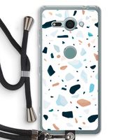Terrazzo N°13: Sony Xperia XZ2 Compact Transparant Hoesje met koord