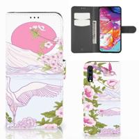 Samsung Galaxy A70 | Telefoonhoesje | Met pasjeshouder | Bird Standing