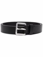 Neil Barrett ceinture en cuir à boucle logo - Noir