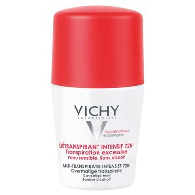 Vichy Deodorant Overmatige Transpiratie Stress Resist Roller 72 uur Deodorant Overmatige Transpiratie 50ml