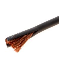 Laskabel neopreen zwart 1x35