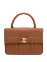 CHANEL Pre-Owned sac à main Vertical Quilted Kelly (1995) - Marron - thumbnail