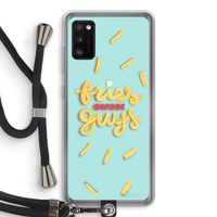 Always fries: Samsung Galaxy A41 Transparant Hoesje met koord