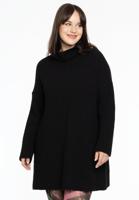 Yoek Gebreide trui met col | Zwart | Maat 58/60 Yoek Gebreide trui met col | Zwart | Maat 58/60