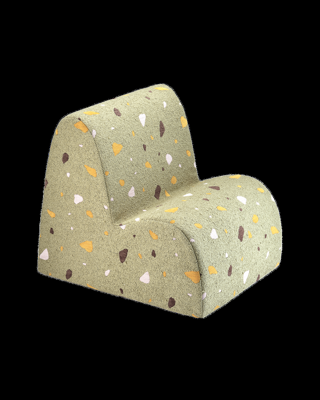 Kinderstoel Cloud Terrazzo Moss
