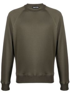 TOM FORD sweat en coton à col rond - Vert