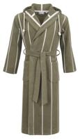 Carl Ross Carl Ross Unisex Badjas met Capuchon 35300 Lime green/Offwhite M