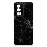 Xiaomi Poco F5 Pro | TPU | Siliconen hoesje | Marmer Zwart - Origineel Cadeau Vader