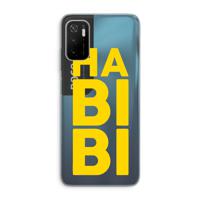 Habibi Blue: Xiaomi Poco M3 Pro 5G Transparant Hoesje - thumbnail