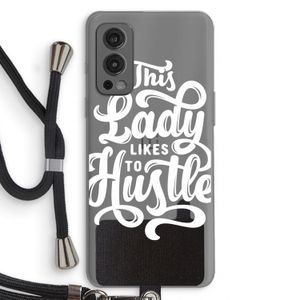 Hustle Lady: OnePlus Nord 2 5G Transparant Hoesje met koord