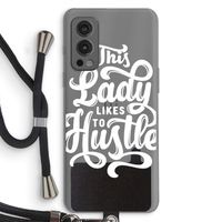 Hustle Lady: OnePlus Nord 2 5G Transparant Hoesje met koord