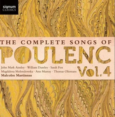 The Complete Songs Of Poulenc, Vol.4 - CD (0635212032329) The Complete Songs Of Poulenc, Vol.4 - CD (0635212032329)