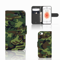 Apple iPhone 5 | 5s | SE Telefoon Hoesje Army Dark - thumbnail